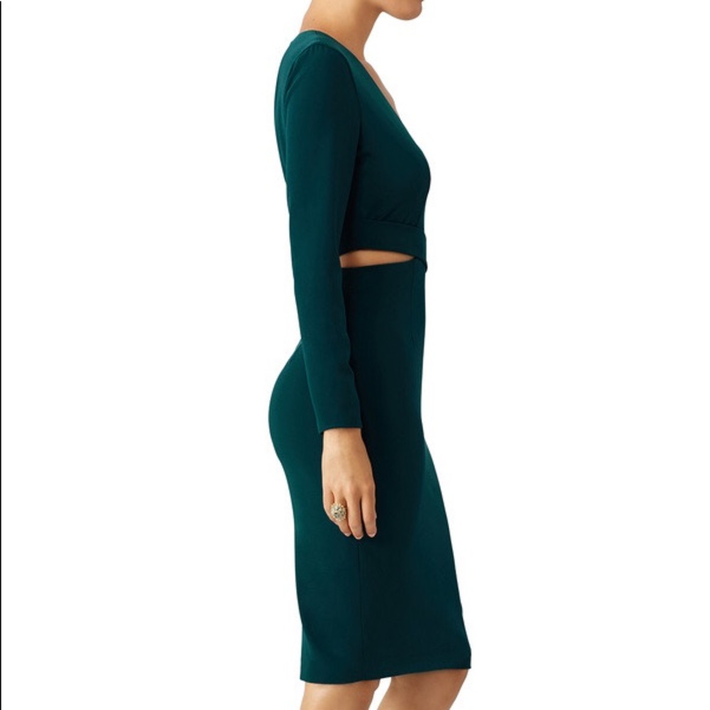 Stylestalker Green Riscal Sheath Dress - Picture 5 of 5